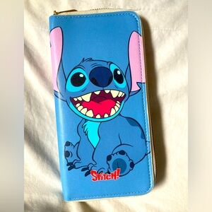 Blue Stitch Wallet